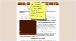 Desktop Screenshot of bbqrecipesecrets.com